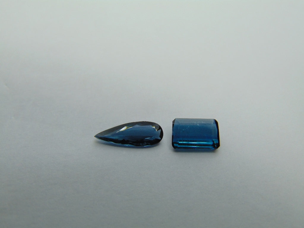 1.80ct Tourmaline 12x4mm 8x5mm