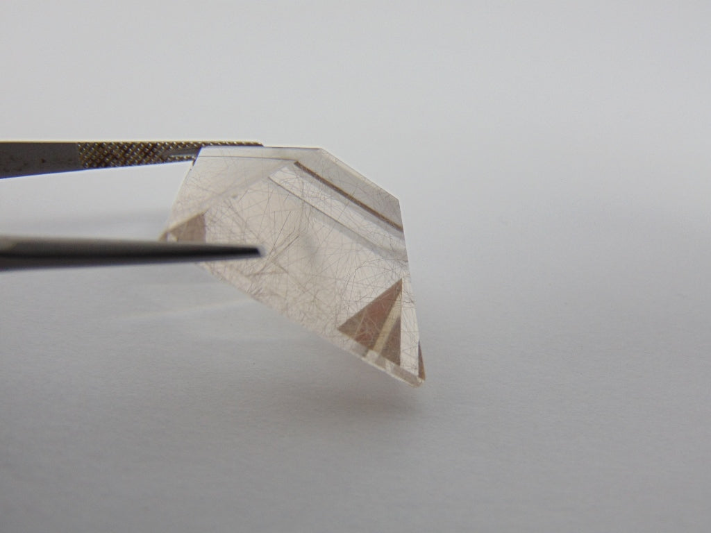 47cts Quartz With Rutile 26x13mm