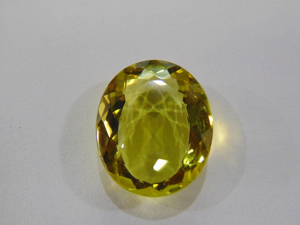 40.60ct Green Gold 27x22mm