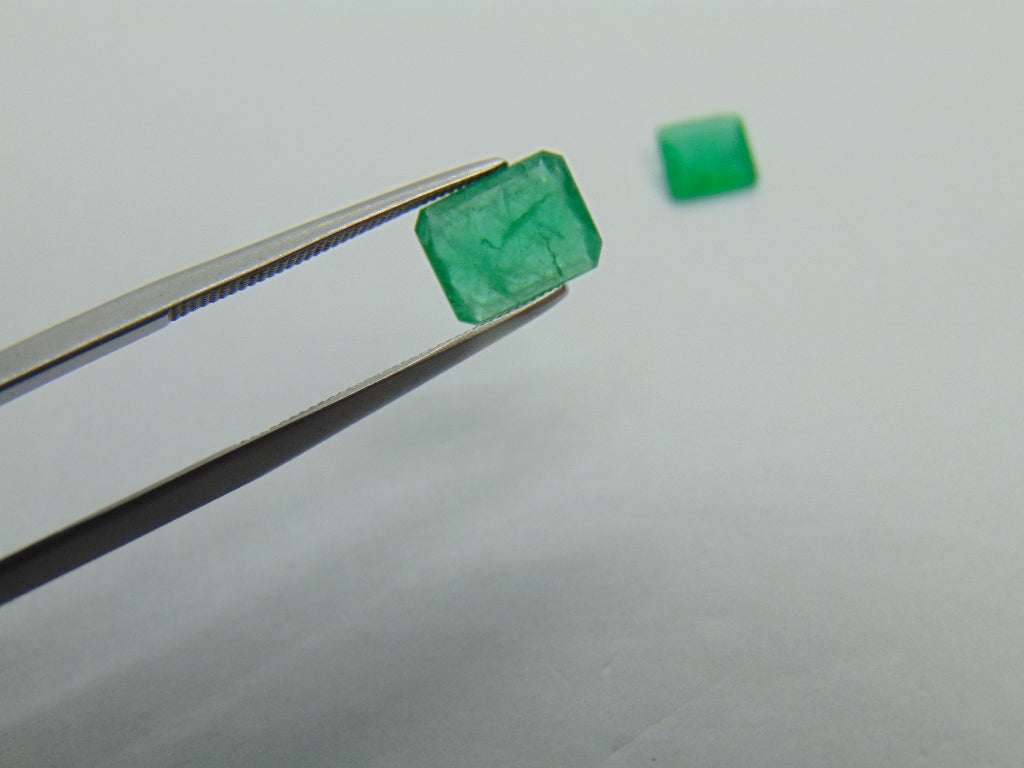 2.04ct Emerald 8x6mm 6mm