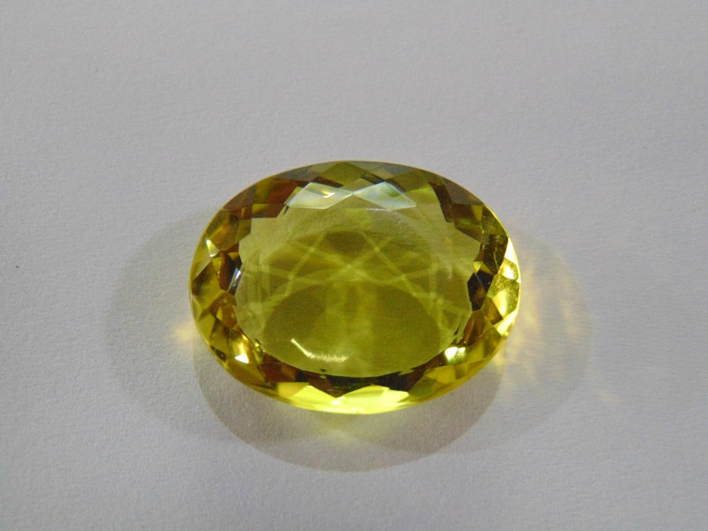 40.60ct Green Gold 27x22mm