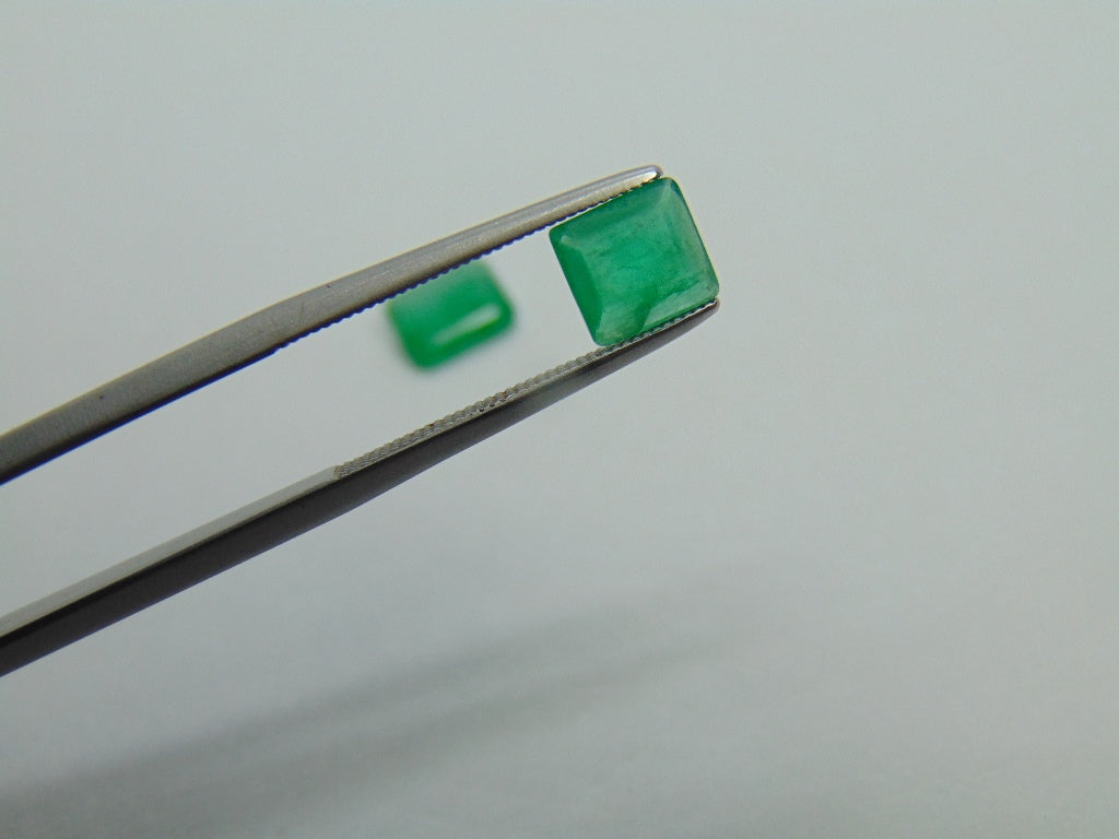 2.04ct Emerald 8x6mm 6mm