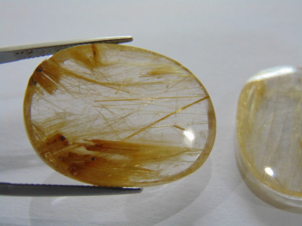 58.20ct Rutile Pair 31x23mm