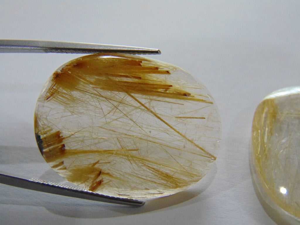 58.20ct Rutile Pair 31x23mm