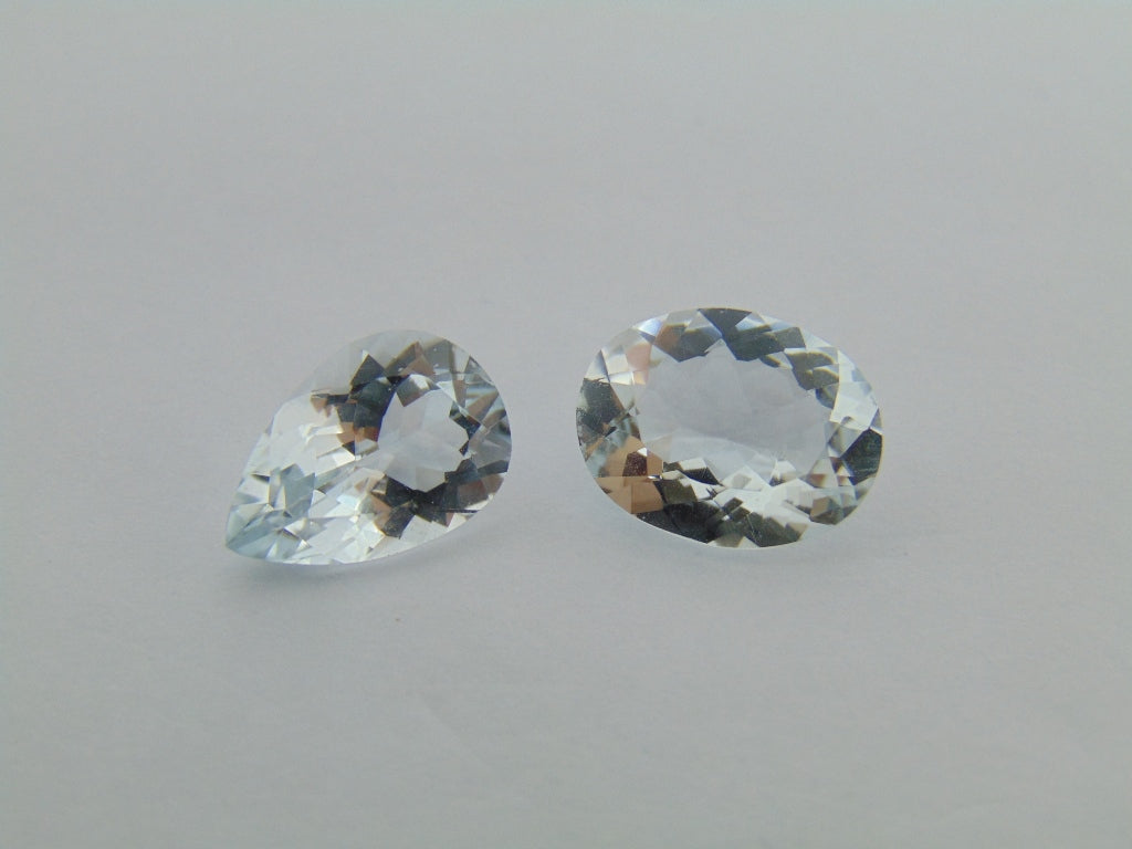 10.70ct Aquamarine 13x10mm 13x9mm