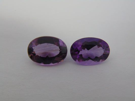 10ct Amethyst Calibrated 14x10mm