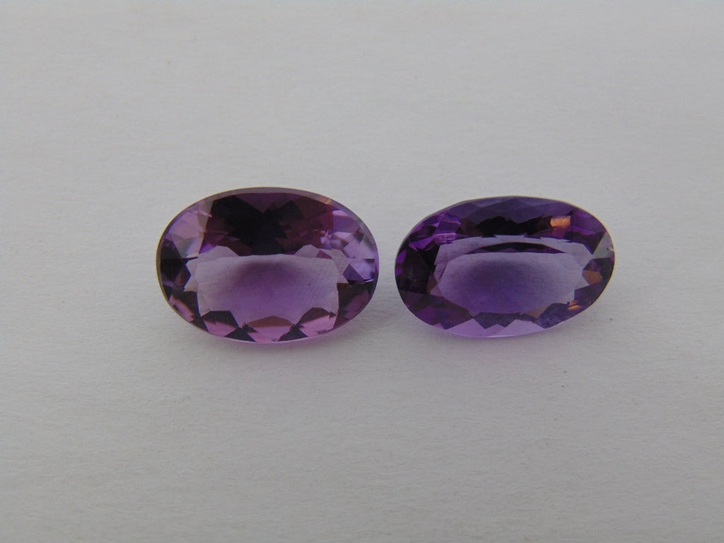 10ct Amethyst Calibrated 14x10mm