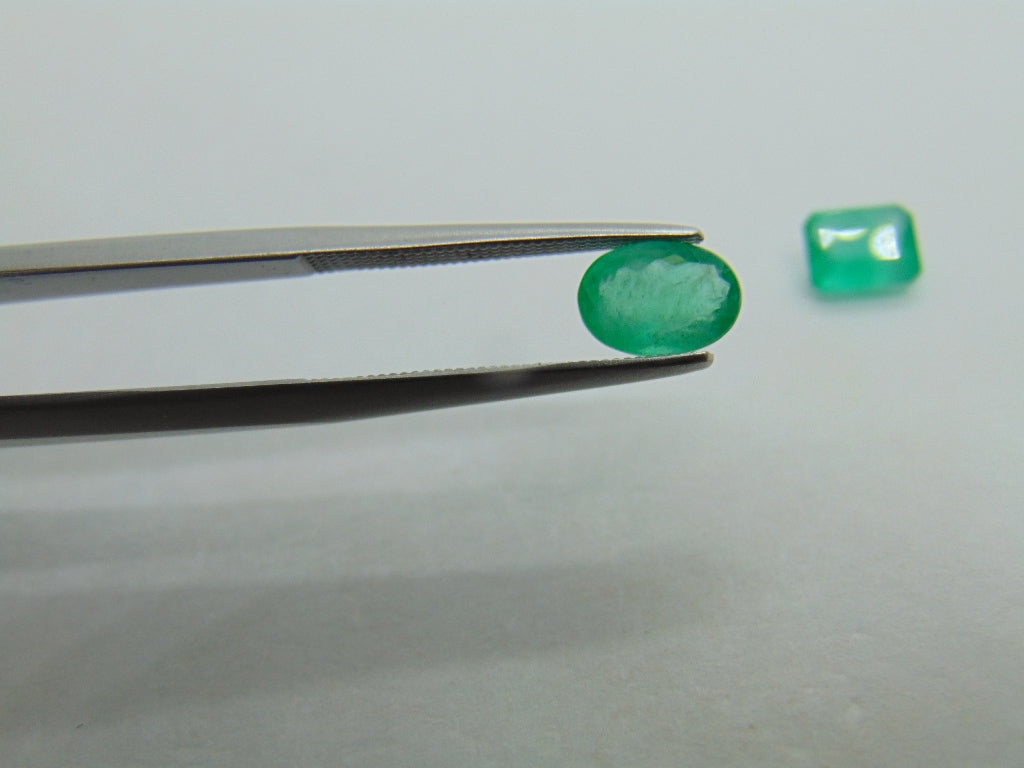 1.60ct Emerald 7x5mm 6x5mm
