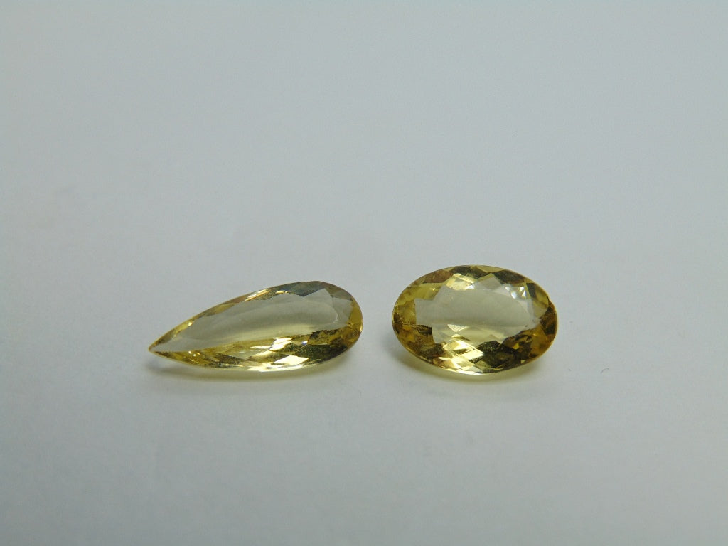 4.35ct Beryl 15x6mm 11x8mm