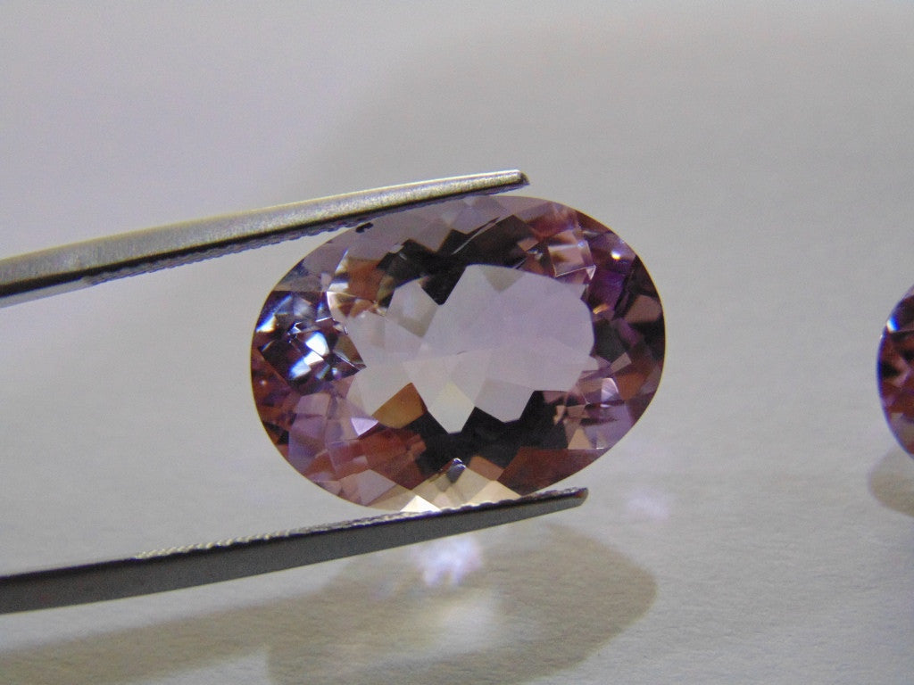 21.50ct Amethyst (Rose France) Pair