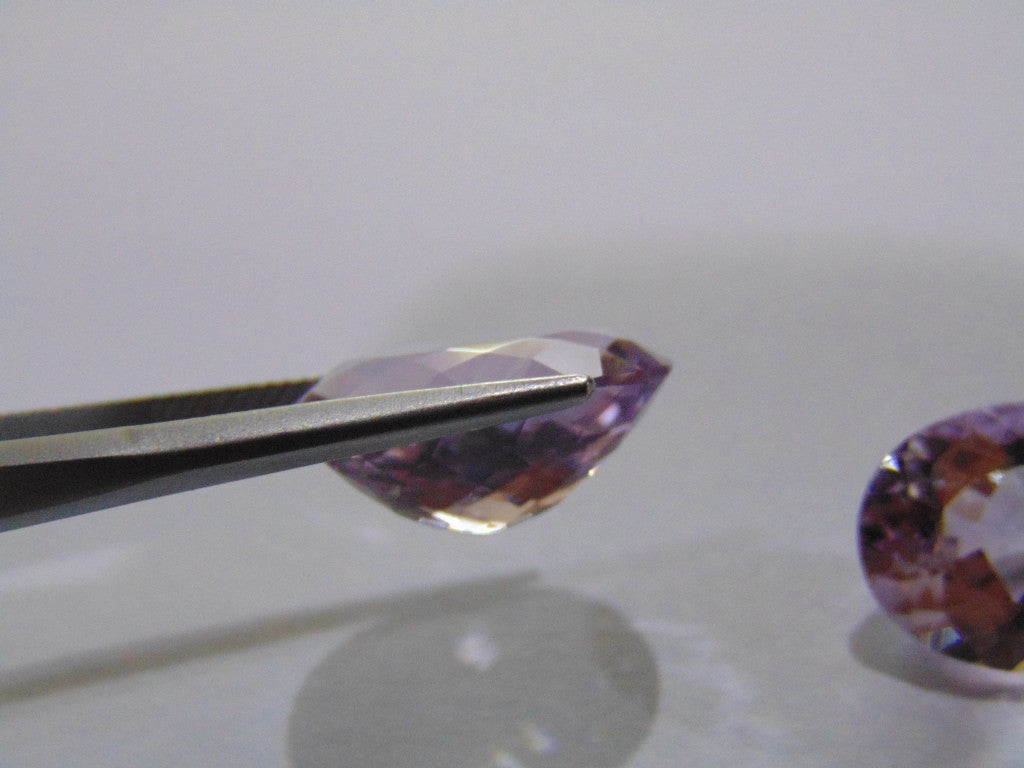 21.50ct Amethyst (Rose France) Pair