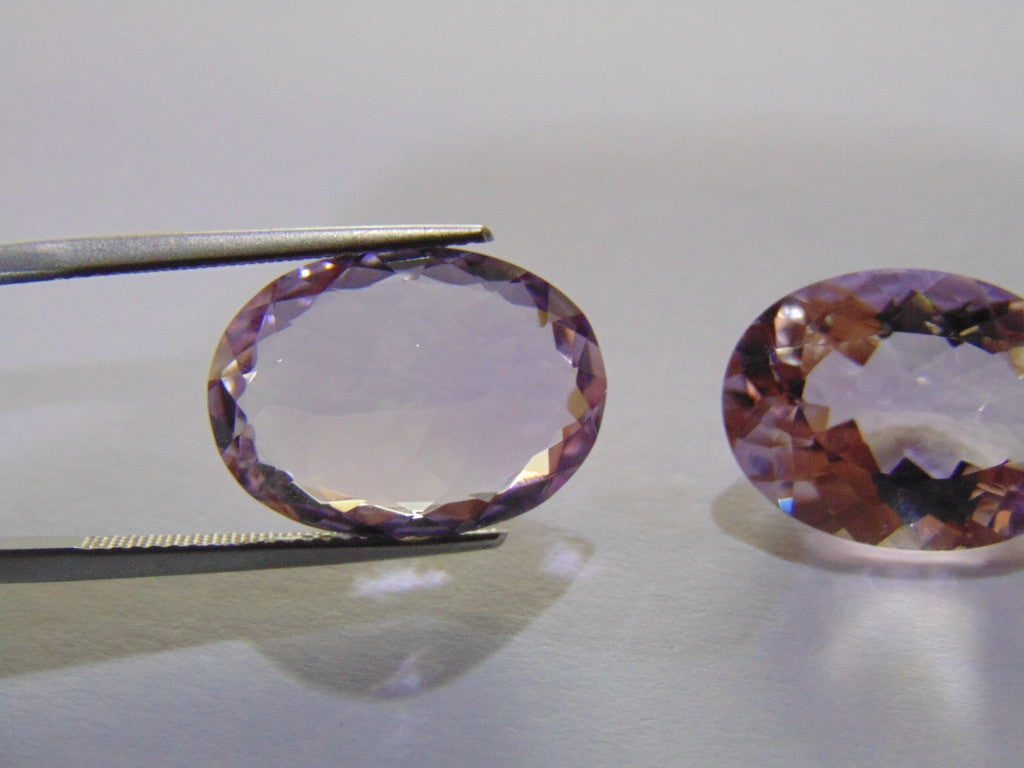 21.50ct Amethyst (Rose France) Pair