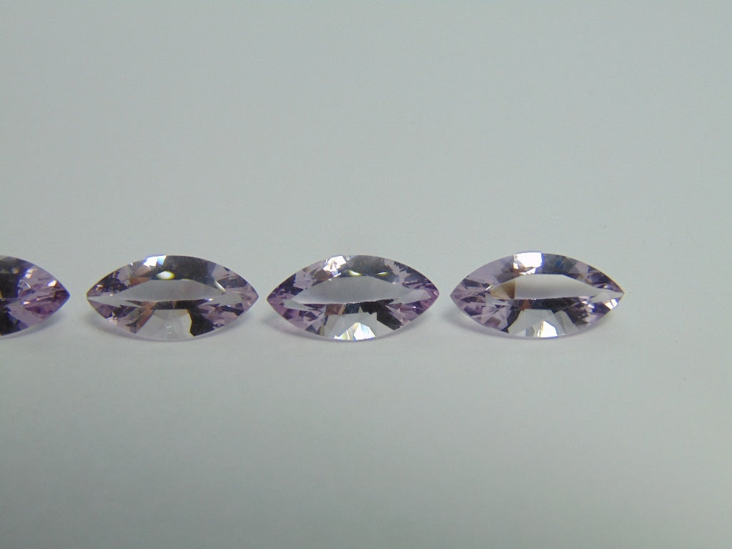 14.60ct Amethyst Rose France Calibrated 16x8mm