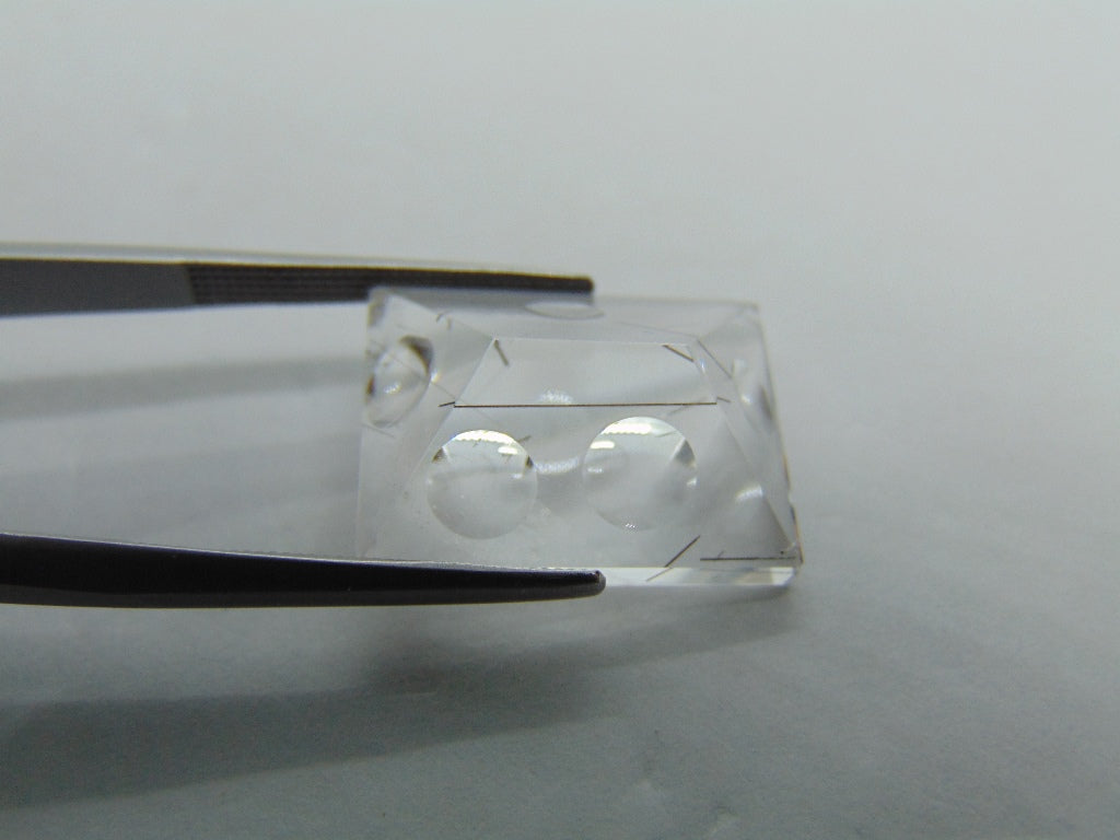 14.44ct Quartz Free Form 18x14mm