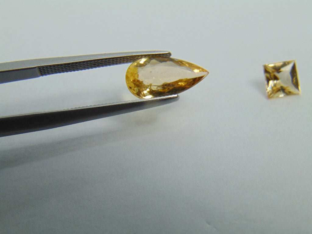 2.48ct Imperial Topaz 11x6mm 5mm