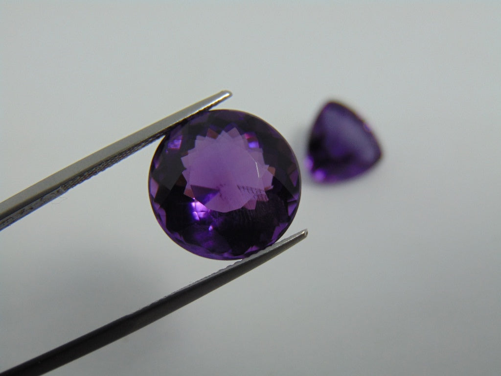 21.30ct Amethyst 15mm 14mm