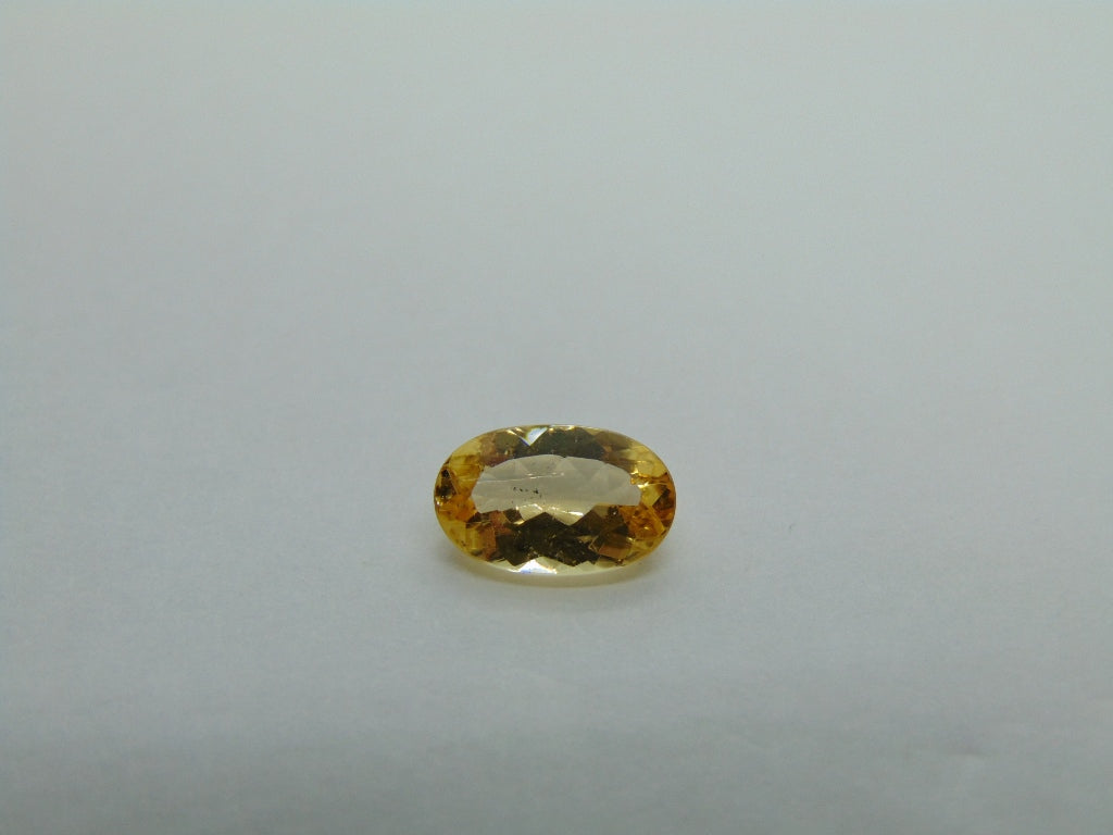 2.11ct Imperial Topaz 10x6mm