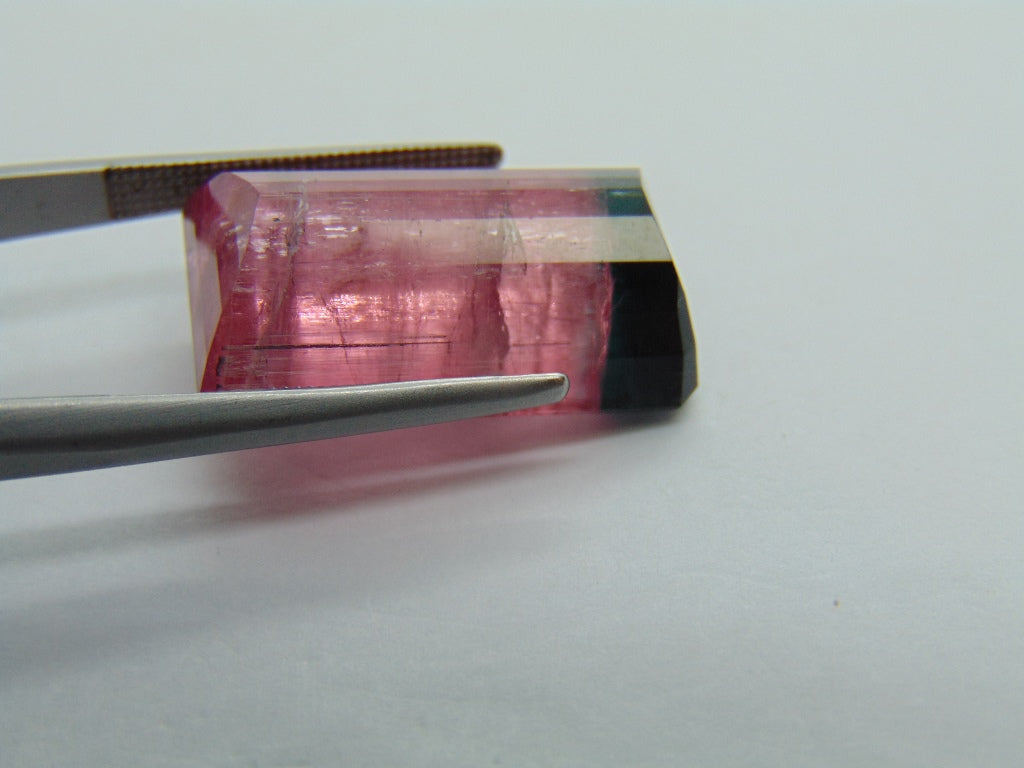 22.75ct Tourmaline Bicolor 21x13mm