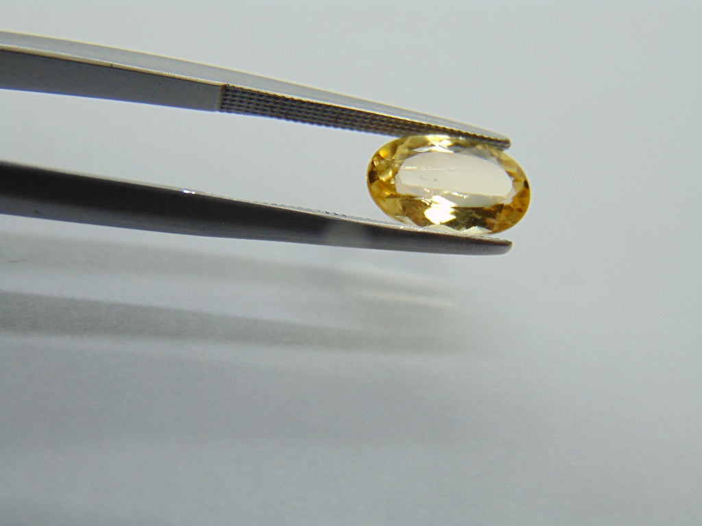 2.11ct Imperial Topaz 10x6mm