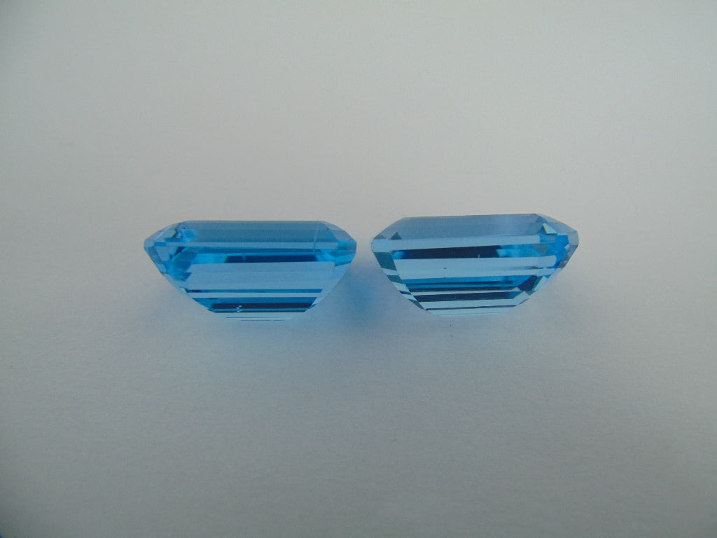 63.60ct Topaz Blue Swiss Pair 20x15mm