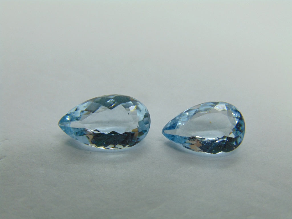 3.17ct Aquamarine 11x7mm 10x7mm