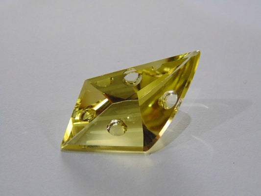 17.50ct Green Gold 13x9mm