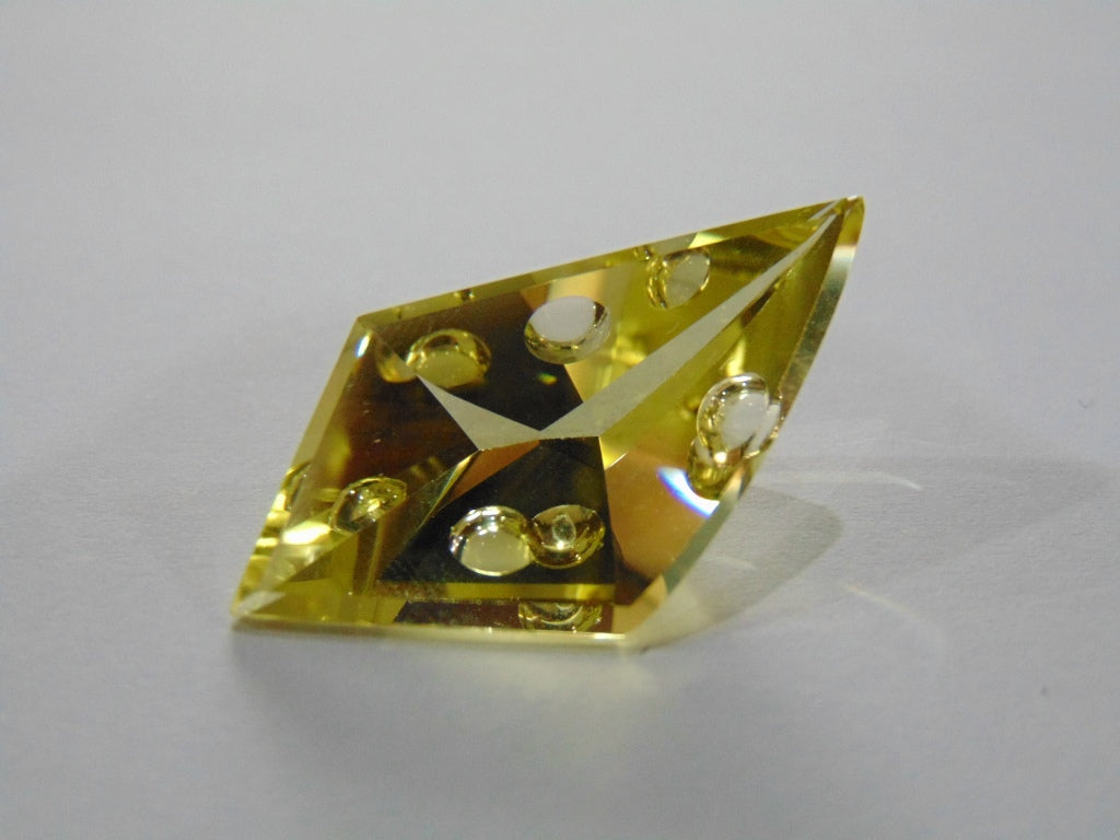 17.50ct Green Gold 13x9mm