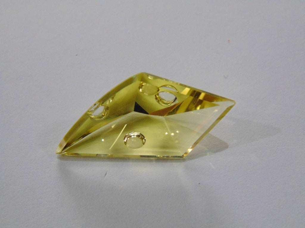 17.50ct Green Gold 13x9mm