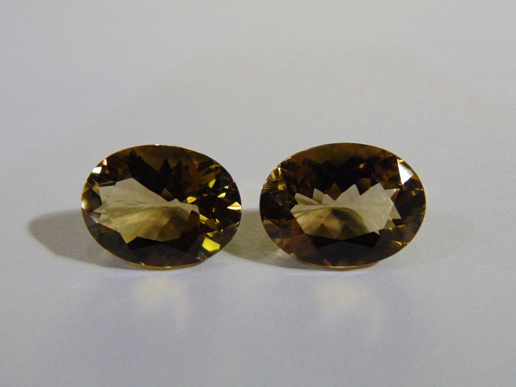 28.50ct Citrine (Pair)