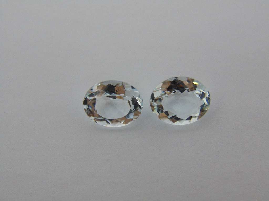 6cts Aquamarine (Pair)