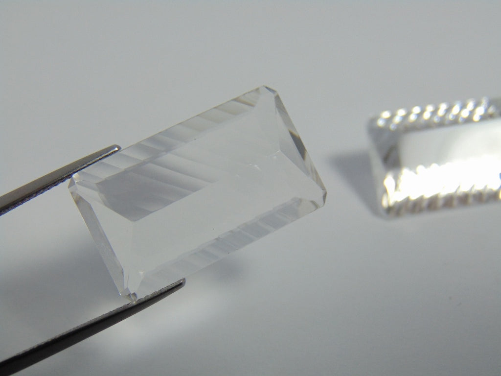 50ct Quartz Crystal Pair 25x15mm