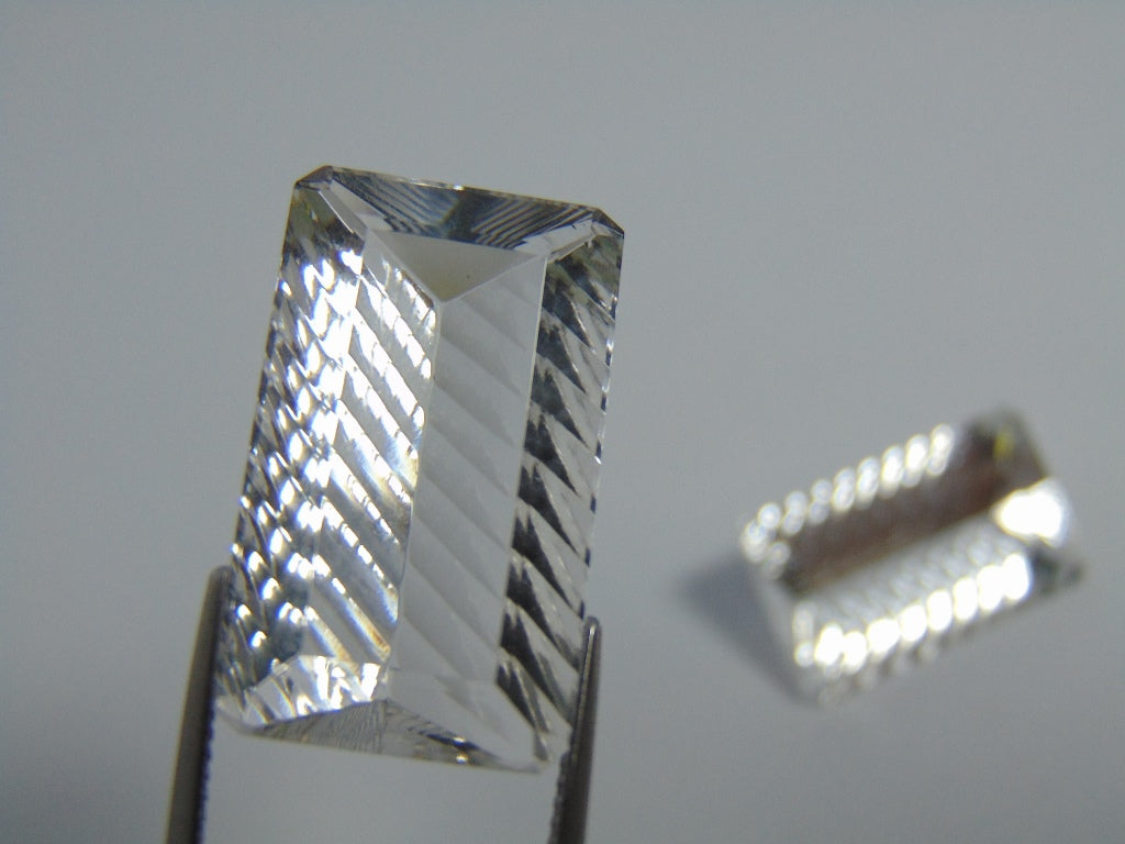 50ct Quartz Crystal Pair 25x15mm