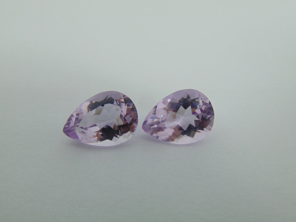 17.90cts Amethyst (Pair)