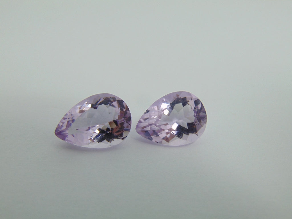 17.90cts Amethyst (Pair)