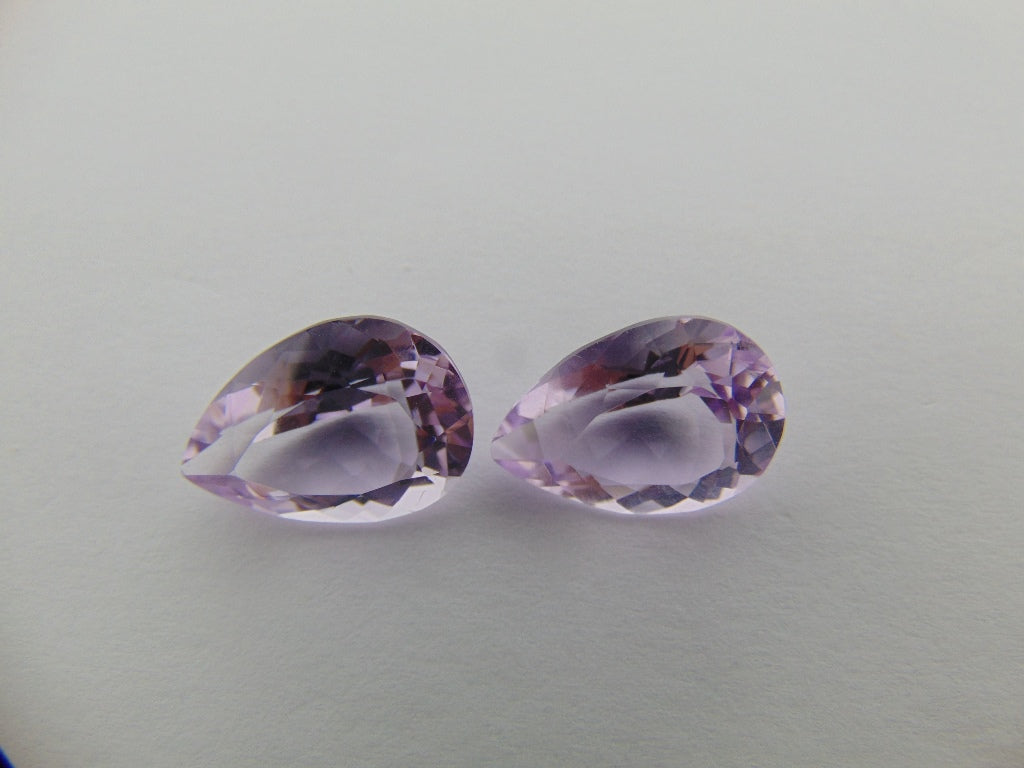 17.90cts Amethyst (Pair)