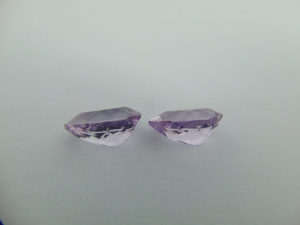 17.90cts Amethyst (Pair)