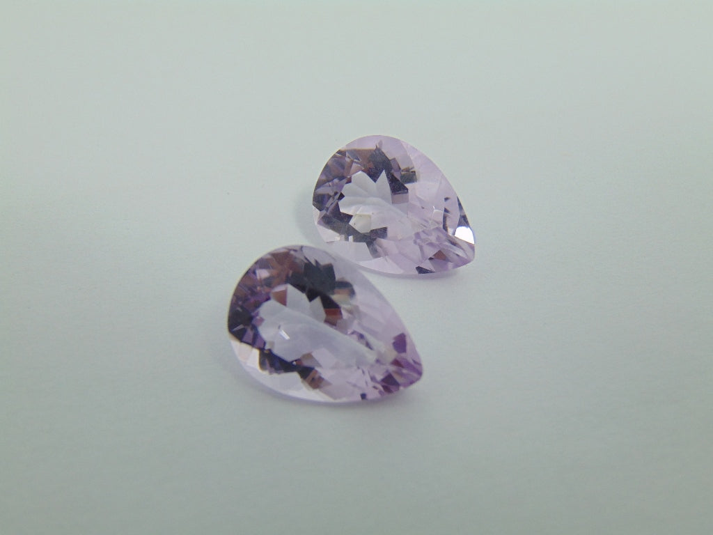 17.90cts Amethyst (Pair)