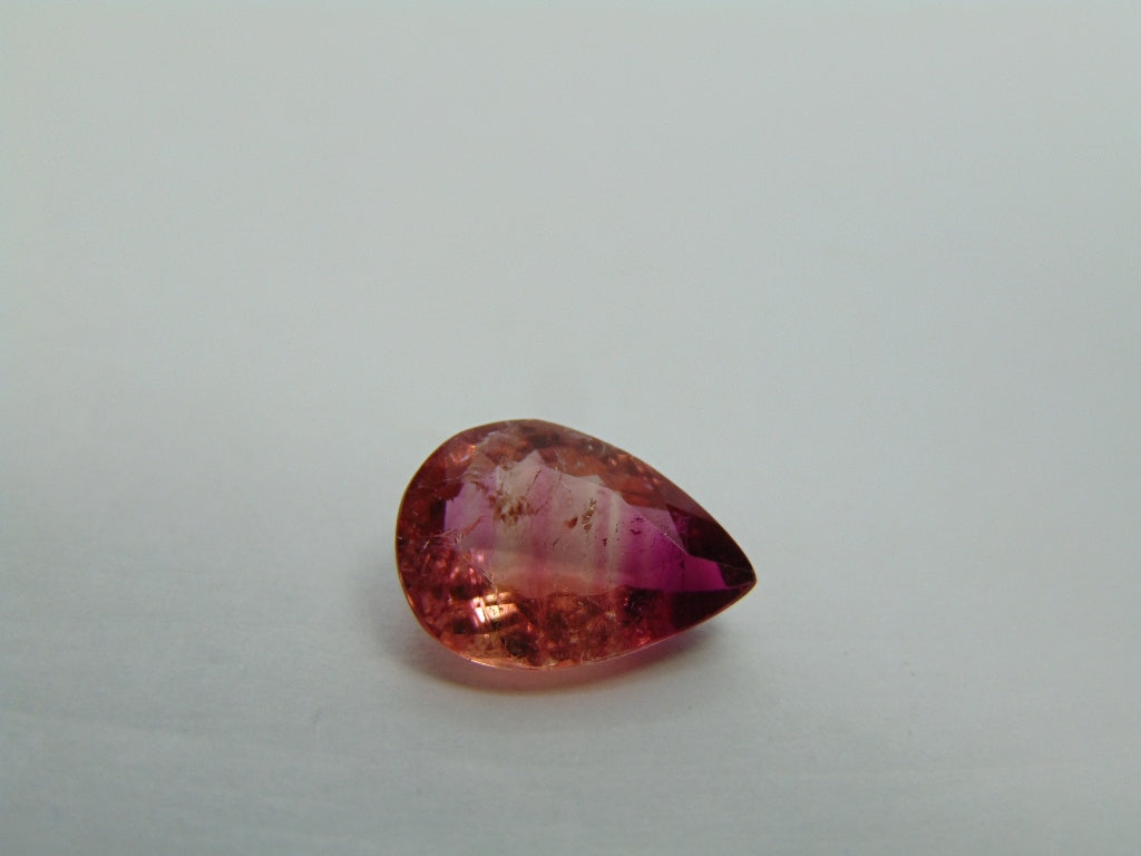 3.70ct Tourmaline Bicolor 13x9mm