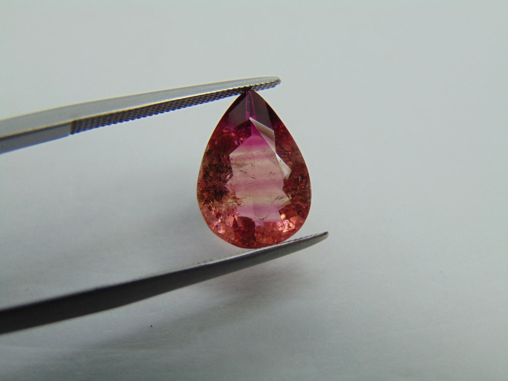 3.70ct Tourmaline Bicolor 13x9mm