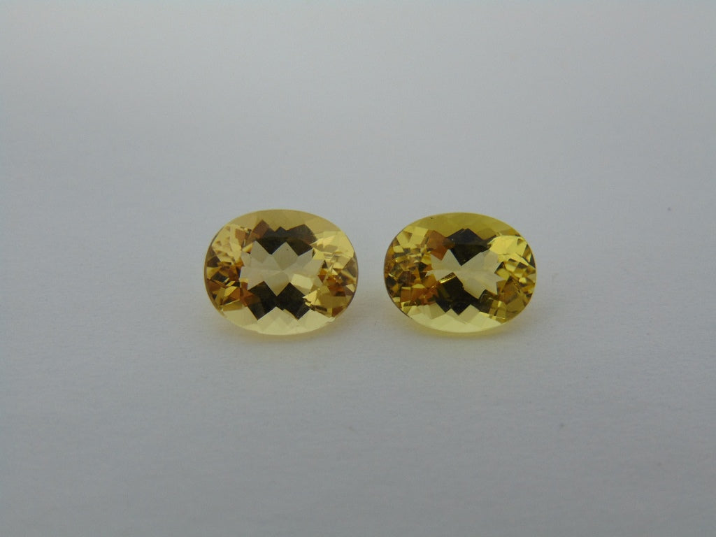 4.30ct Beryl Pair 10x8mm