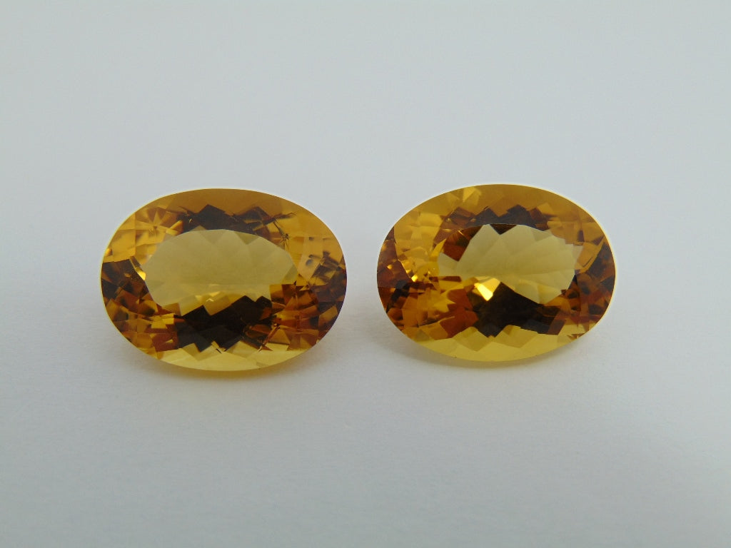 36cts Citrine (Pair)