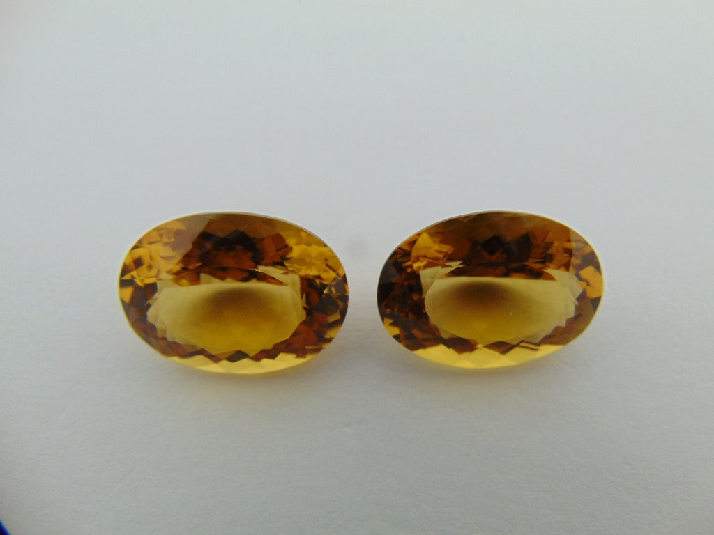 36cts Citrine (Pair)