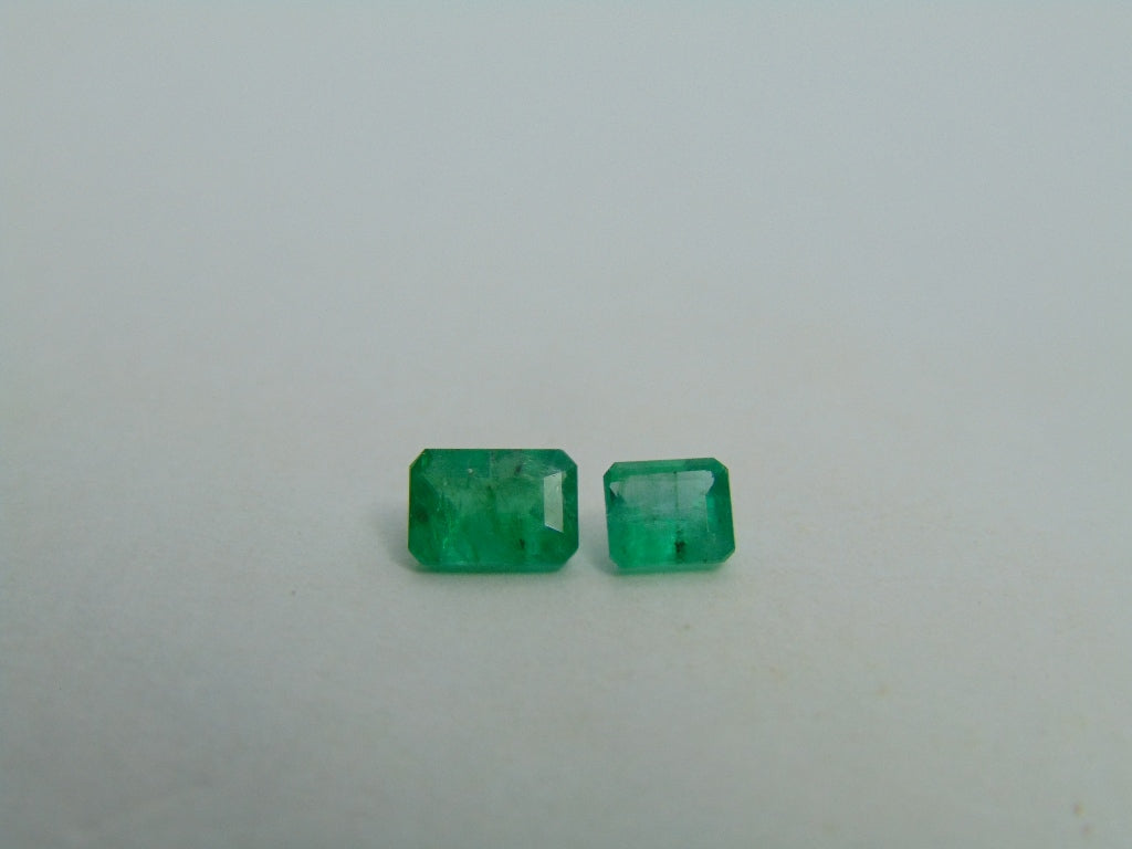 1.11ct Emerald 6x4mm 5x4mm