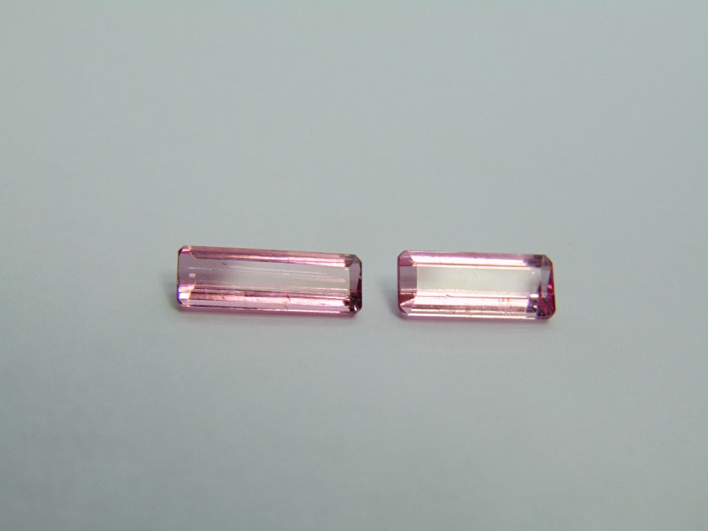 2.99ct Tourmaline 12x4mm 11x4mm