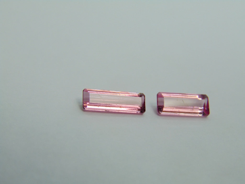 2.99ct Tourmaline 12x4mm 11x4mm