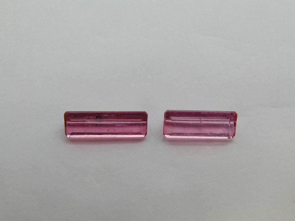 2.99ct Tourmaline 12x4mm 11x4mm