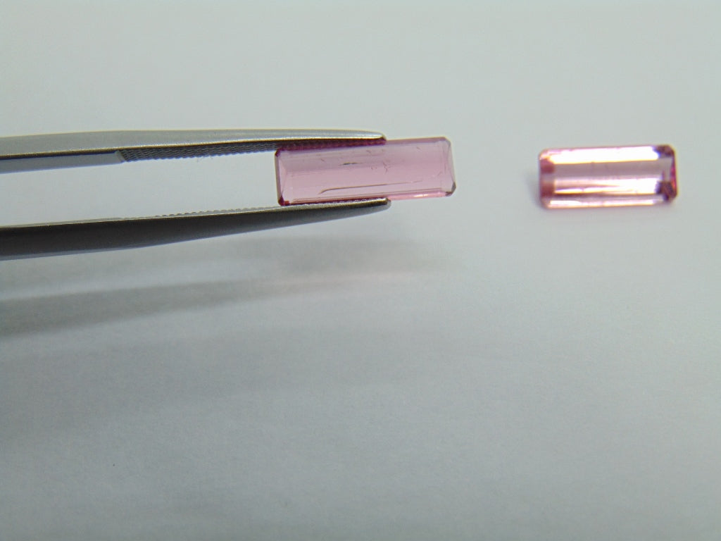 2.99ct Tourmaline 12x4mm 11x4mm