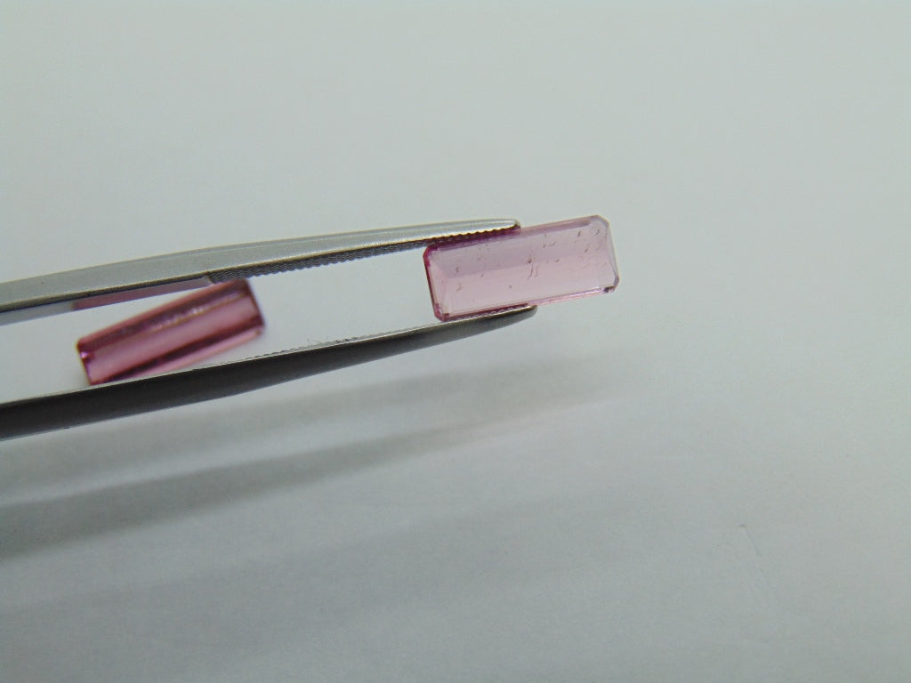 2.99ct Tourmaline 12x4mm 11x4mm