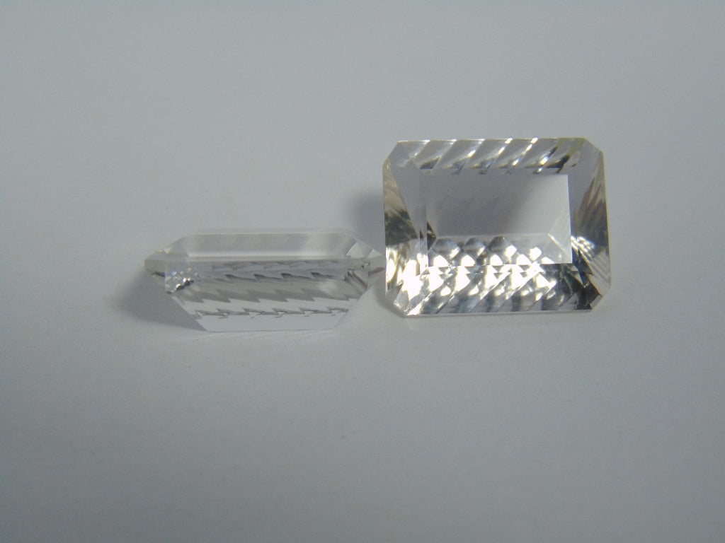 29.90cts Quartz (Crystal) Pair