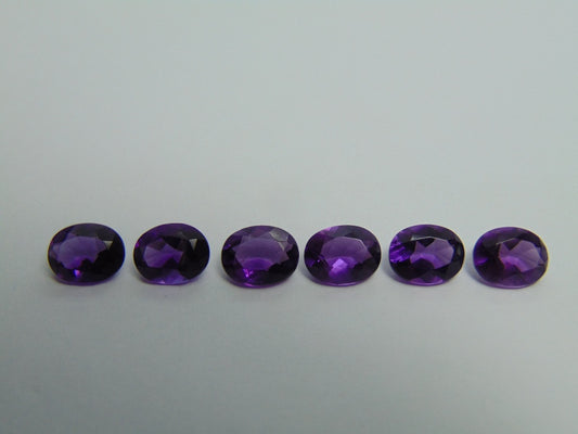 9.55ct Amethysts Calibrated 9x7mm